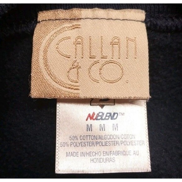 Vtg Christmas Sweatshirt  M Reindeer Rudolph Grandmacore Granny Chic Cottagecore - Picture 6 of 6